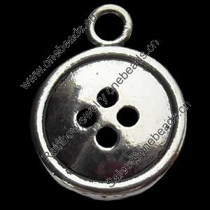 Pendant, Zinc Alloy Jewelry Findings, 14x17mm, Sold by Bag