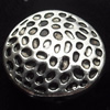 Beads, Zinc Alloy Jewelry Findings, 17mm, Sold by Bag