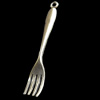 Pendant, Zinc Alloy Jewelry Findings, Spoon, 8x54mm, Sold by Bag