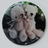 Resin Pendants, Flat Round 30mm Hole:2mm, Sold by Bag