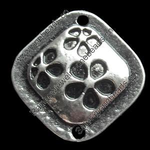 Connector, Zinc Alloy Jewelry Findings, Diamond, 20mm, Sold by Bag