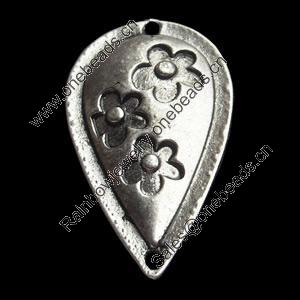 Connector, Zinc Alloy Jewelry Findings, Teardrop, 15x25mm, Sold by Bag