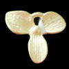 Copper Pendants Jewelry Findings Lead-free, Flower 12mm, Sold by Bag