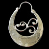 Copper Earrings Jewelry Findings Lead-free, 34x50mm, Sold by Bag