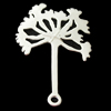 Copper Pendants Jewelry Findings Lead-free, Tree 22x34mm, Sold by Bag