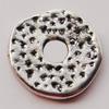 Pendant, Zinc Alloy Jewelry Findings, 11x12mm, Sold by Bag