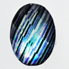 Resin Cabochons, No-Hole Jewelry findings, Faceted Oval, 12x16mm, Sold by Bag