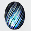 Resin Cabochons, No-Hole Jewelry findings, Faceted Oval, 13x18mm, Sold by Bag