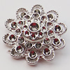 Pendant, Zinc Alloy Jewelry Findings, Flower 20mm Hole:2mm, Sold by Bag