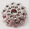 Pendant, Zinc Alloy Jewelry Findings, Flower 22mm, Sold by Bag