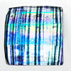 Resin Cabochons, No-Hole Jewelry findings, Faceted Square, 18mm, Sold by Bag