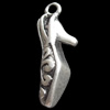 Pendant, Zinc Alloy Jewelry Findings, 7x21mm, Sold by Bag