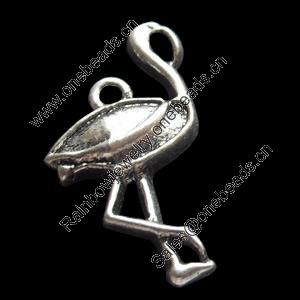 Pendant, Zinc Alloy Jewelry Findings, 12x21mm, Sold by Bag