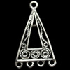 Connector, Zinc Alloy Jewelry Findings, 14x24mm, Sold by Bag