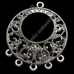 Connector, Zinc Alloy Jewelry Findings, 30x35mm, Sold by Bag