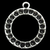 Pendant, Zinc Alloy Jewelry Findings, 24x27mm, Sold by Bag