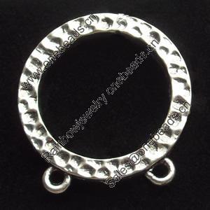 Connector, Zinc Alloy Jewelry Findings, 24x26mm, Sold by Bag