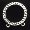 Connector, Zinc Alloy Jewelry Findings, 24x26mm, Sold by Bag