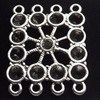 Connector, Zinc Alloy Jewelry Findings, 24x30mm, Sold by Bag