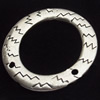 Connector, Zinc Alloy Jewelry Findings, O:28mm I:18mm, Sold by Bag