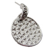 Zinc Alloy Earrings Jewelry Findings Lead-free, 23mm, Sold by Bag
