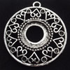 Pendant, Zinc Alloy Jewelry Findings, 29x33mm, Sold by Bag