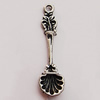 Pendant, Zinc Alloy Jewelry Findings, 9x35mm, Sold by Bag