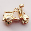 Pendant, Zinc Alloy Jewelry Findings, 23x17mm, Sold by Bag