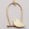 Pendant, Zinc Alloy Jewelry Findings, 34x18mm, Sold by Bag