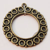 Pendant, Zinc Alloy Jewelry Findings, 34x38mm, Sold by Bag