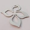 Pendant, Zinc Alloy Jewelry Findings, Flower 59x57mm, Sold by Bag