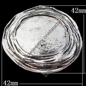 Pendant, Zinc Alloy Jewelry Findings, 42mm Hole:3mm, Sold by Bag