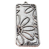 Pendant, Zinc Alloy Jewelry Findings, Rectangle 23x53mm, Sold by Bag