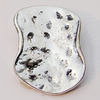 Pendant, Zinc Alloy Jewelry Findings, 26x37mm, Sold by Bag