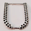 Pendant, Zinc Alloy Jewelry Findings, 38x48mm, Sold by Bag