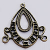 Pendant, Zinc Alloy Jewelry Findings, 34x39mm, Sold by Bag