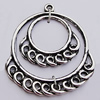 Pendant, Zinc Alloy Jewelry Findings, 35x41mm, Sold by Bag