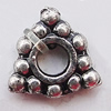 Spacer Zinc Alloy Jewelry Findings Lead-free, 7.5mm Hole:2.5mm, Sold by Bag