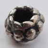 Beads, Zinc Alloy Jewelry Findings, 5mm, Sold by Bag