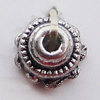 Spacer Zinc Alloy Jewelry Findings Lead-free, 6mm Hole:1mm, Sold by Bag