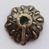 Spacer Zinc Alloy Jewelry Findings Lead-free, 9mm Hole:1.5mm, Sold by Bag