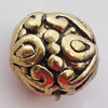 Beads, Zinc Alloy Jewelry Findings, 9x9mm Hole:1mm, Sold by Bag