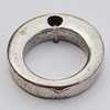 Pendant, Zinc Alloy Jewelry Findings, Donut 17mm, Sold by Bag
