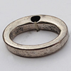 Pendant, Zinc Alloy Jewelry Findings, Flat Oval 19x14mm, Sold by Bag