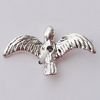 Beads, Zinc Alloy Jewelry Findings, Bird 17x9mm, Sold by Bag