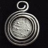 Pendant, Zinc Alloy Jewelry Findings, O:20x27mm I:12mm, Sold by Bag