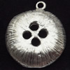 Pendant, Zinc Alloy Jewelry Findings, 22x26mm, Sold by Bag