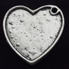 Pendant, Zinc Alloy Jewelry Findings, O:25mm I:23mm, Sold by Bag