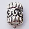 European Style Beads Zinc Alloy Jewelry Findings Lead-free, 8x11mm Hole:4.5mm, Sold by Bag