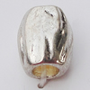 European Style Beads Zinc Alloy Jewelry Findings Lead-free, 8x10mm Hole:3.5mm, Sold by Bag